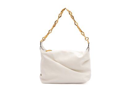 Kožená taška přes rameno White Diamond Hobo