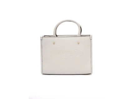 Bílá kožená kabelka Avenue S Tote