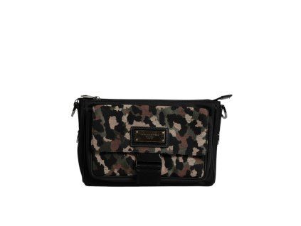 Vícebarevná kabelka Crossbody Leopard Jacquard