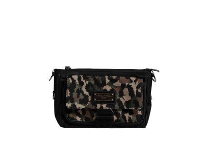 Vícebarevná kabelka Crossbody Leopard Jacquard