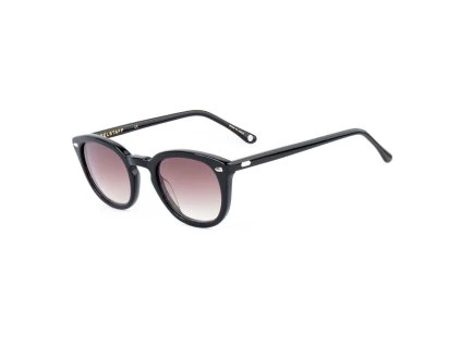 Černé acetátové sluneční brýle