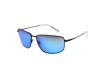 Černé kovové sluneční brýle