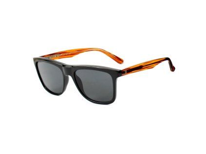 Hnědé acetátové sluneční brýle