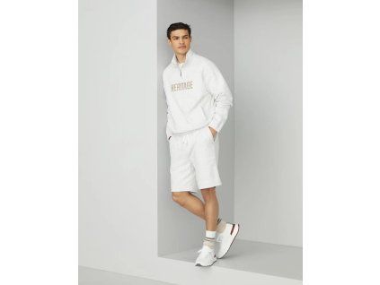 Stříbrný Cotton Sweatshirt