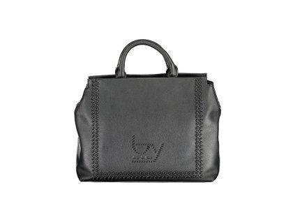 Dámská kabelka z černého polyuretanu