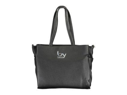 Dámská kabelka z černého polyuretanu