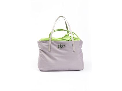 Šedá polyesterová dámská taška přes rameno