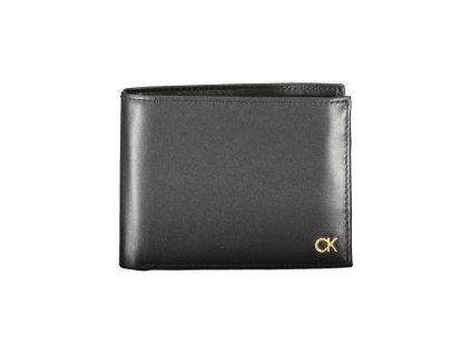 Černá kožená peněženka Pánský