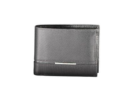 Černá kožená peněženka Pánský