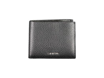 Černá kožená peněženka Pánského