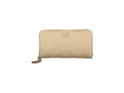 Béžová polyesterová dámská peněženka