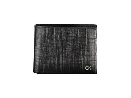 Černá kožená Pánský peněženka