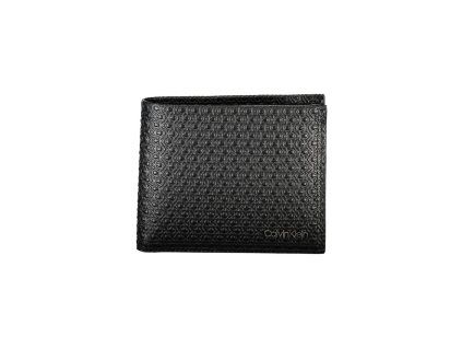 Černá kožená peněženka Pánský