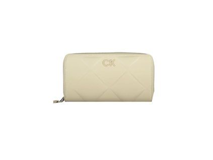 Béžová polyesterová dámská peněženka