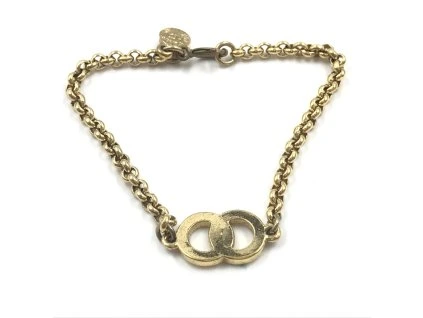 Zlatý řetízek Náramek s logem