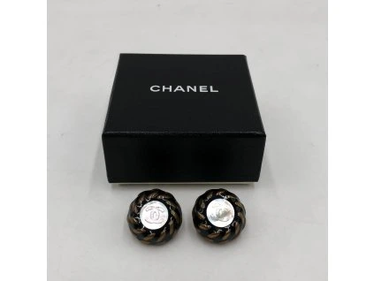 CC Button Clip-On Náušnice