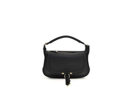 Černá kožená taška přes rameno Bos Taurus