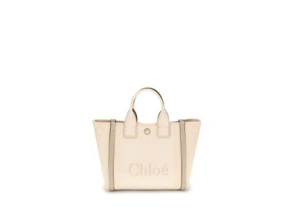 Béžová bavlněná kabelka