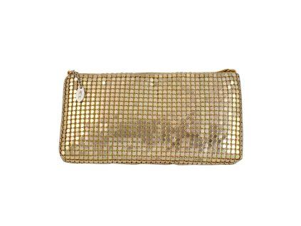 Zlatá syntetická kabelka
