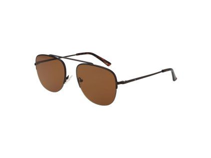 Zlaté kovové sluneční brýle