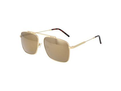 Černé kovové sluneční brýle