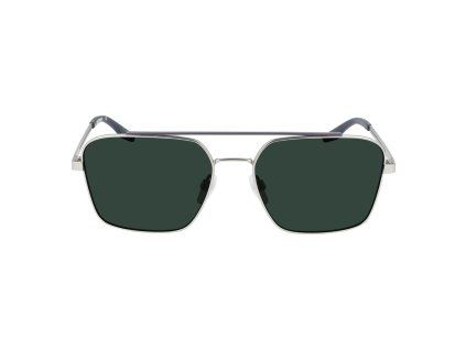 Stříbrný kovové sluneční brýle