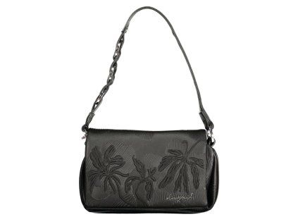 Dámská taška z černého polyuretanu