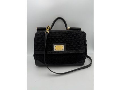 Kabelka DOLCE & GABBANA Sicílie Python a Macramé