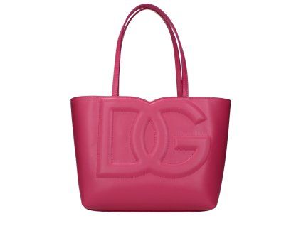 Růžová kožená kabelka