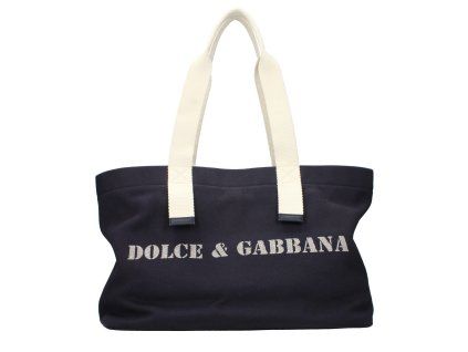 Modrá látková taška přes rameno