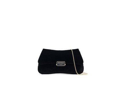 Černá polyesterová spojková taška