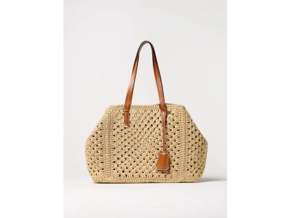 Béžová kožená kabelka