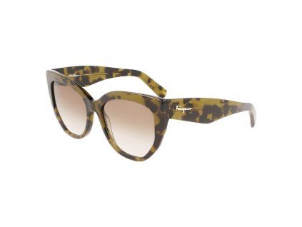 Hnědé acetátové sluneční brýle