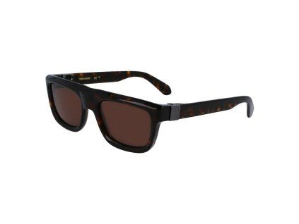 Hnědé acetátové sluneční brýle