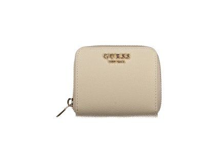 Béžová polyuretanová dámská peněženka