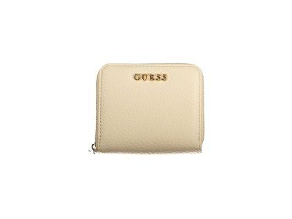 Béžová polyuretanová dámská peněženka