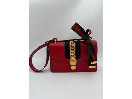 Červená kabelka GUCCI SYLVIE