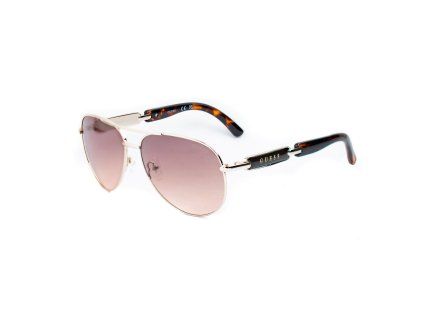 Zlaté kovové sluneční brýle