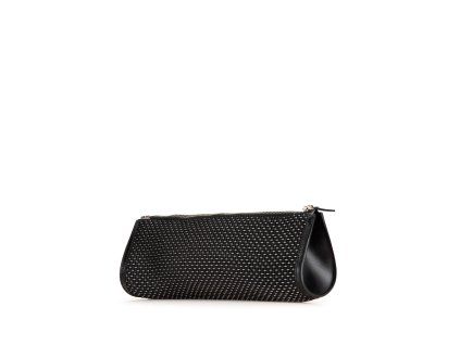 Černá tkaná taška přes rameno