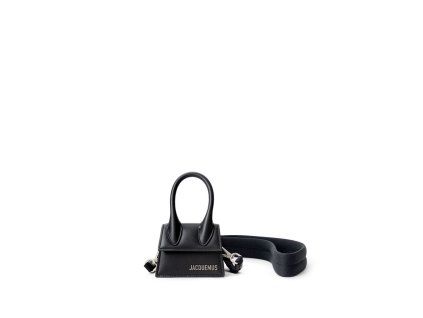 Černá kožená kabelka