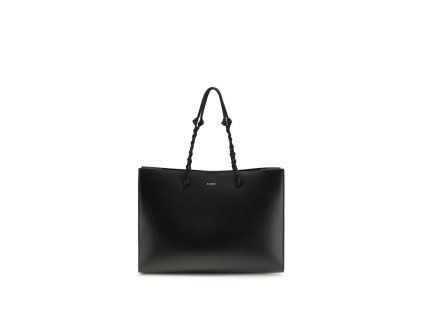 Černá kožená taška přes rameno Bos Taurus