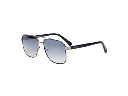 Černé kovové sluneční brýle