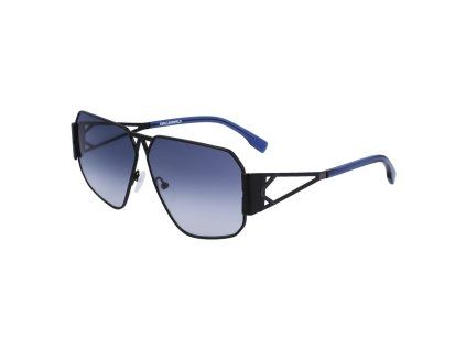 Černé kovové sluneční brýle