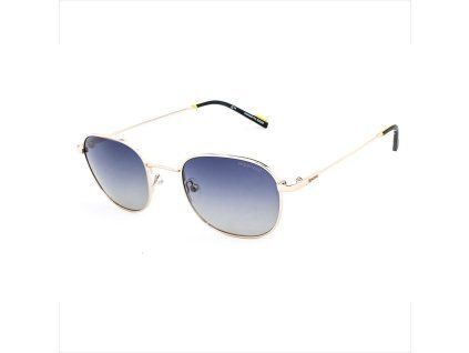 Zlaté kovové sluneční brýle