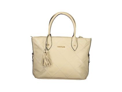 Béžová PVC dámská kabelka