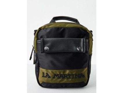 Dvoubarevná nylonová crossbody kabelka