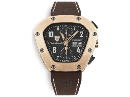 Černé kožené společenské hodinky