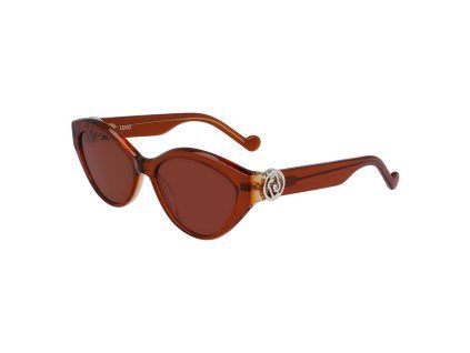 Hnědé acetátové sluneční brýle