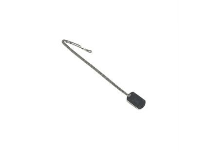 Louis Vuitton Kožený přívěsek Monogram Eclipse Náhrdelník