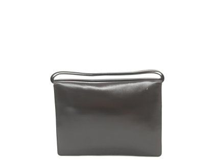 Černá kožená taška přes rameno